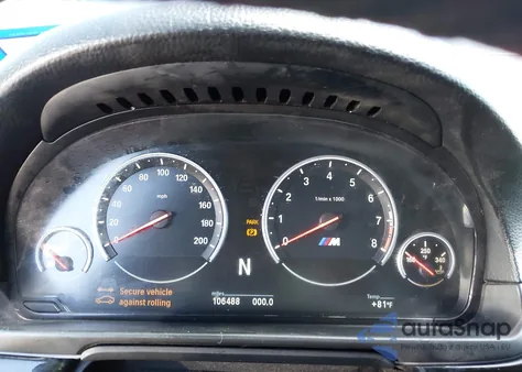 2014 BMW M5 z USA, uszkodzony, nr VIN WBSFV9C58ED097478